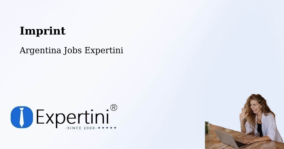 Imprint – Departamento De Río Seco - Argentina Jobs Expertini